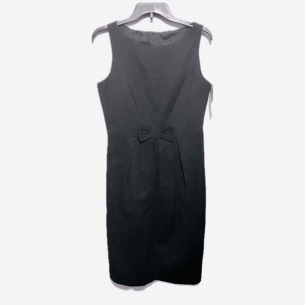 NWT David Meister Cocktail Dress Pleated waist w/bow size 6